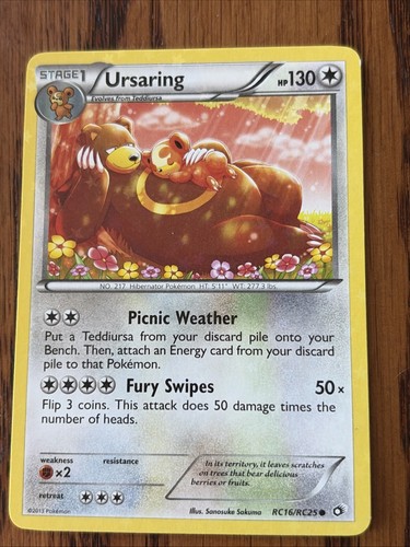 Ursaring rc16 rc25 collezione - ursaring, rc16/rc25