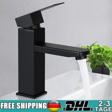 Rubinetto lavabo bagno rubinetto bagno lavabo acciaio inox nero