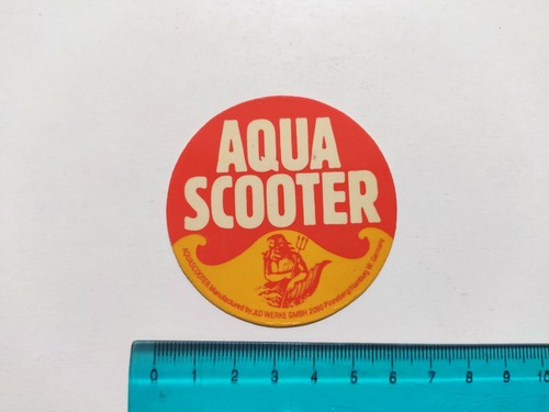Adesivo aqua scooter hamburg - aqua,