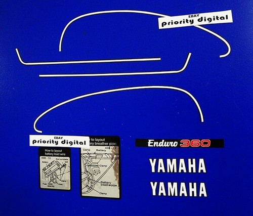 1974 yamaha dt360 11pc - 1974,