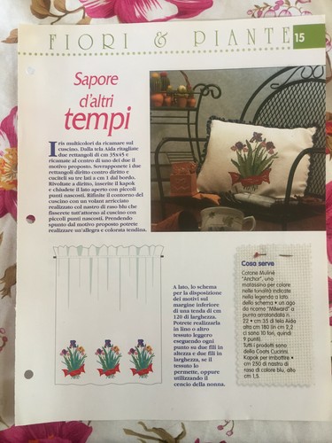 Schema punto croce ricamo - punto,