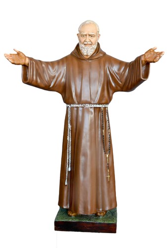 Statue saint padre pio 180 - statue, cm