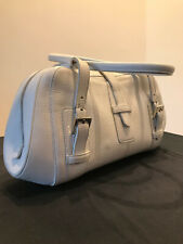 LOEWE BOWLING BIANCA PELLE RIGIDA A SPALLA MEDIANA GRANDE OTTIMO STATO