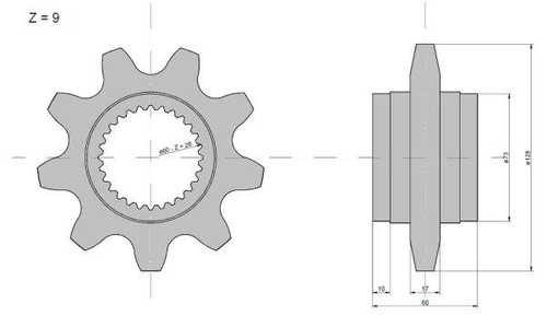 Claas feed gear - feed, z