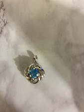 Ciondolo Londra topazio blu e