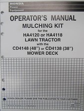 Manuale Operatore Honda per
