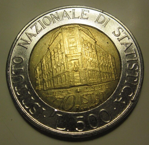 Moneta 500 lire istituto - moneta,