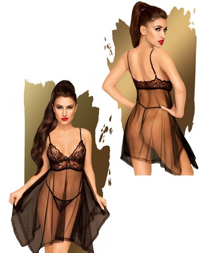 Baby doll pizzo nero - baby,