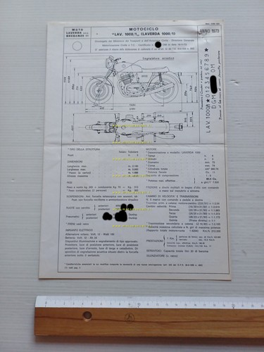Laverda 1000 1973 facsimile - 3c,