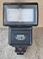 Flash Sunpak 2000 BZ Thyristor – compatto vintage, non testato