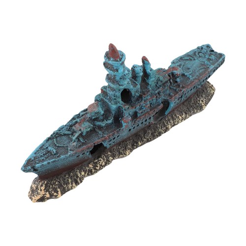 Acquario resina nave - resina, guerra