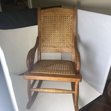 Sedia a dondolo vintage