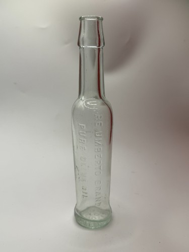 Antica bottiglia olio - bottiglia, vetro