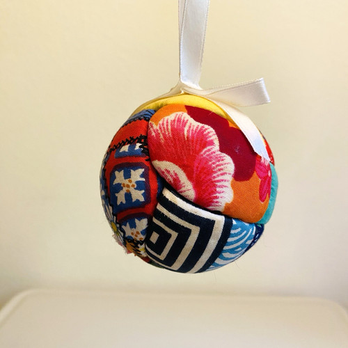 Japanese fabric temari - temari, ball