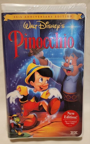 Pinocchio vhs clam shell - (vhs,,