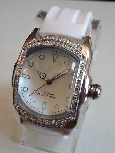 Orologio uomo argento bianco - e,