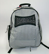 ZAINO SCUOLA TEEN ESTENSIBILE NEW WAY SPORT LONSDALE  GRIGIO/NERO