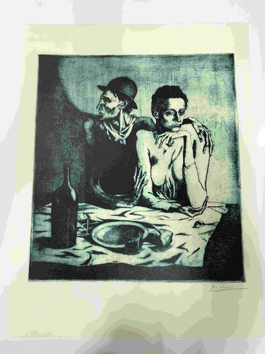 Pablo picasso litografia - pablo, cm