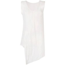 Yohji Yamamoto Top Vintage Seta  Col.  Bianco Taglia 46 IT