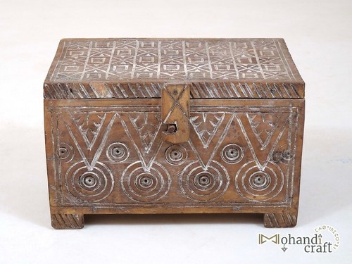Scatola legno vintage antica - scatola,
