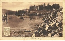 06 La Napoule Spiaggia #22149 Pescatori Tirante Loro Reti Davanti Chateau Vista