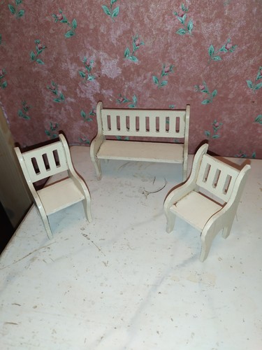 Vecchia panca sedie - panca, +