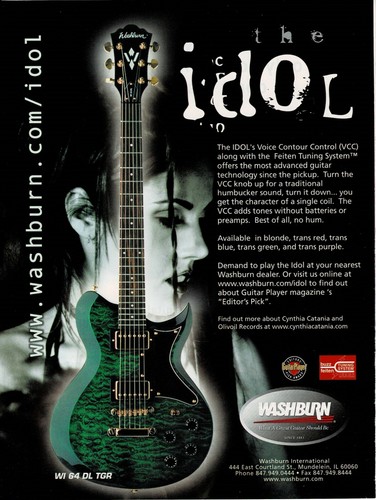 Washburn guitars cynthia - washburn,