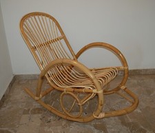SEDIA A DONDOLO VIMINI RATTAN