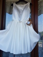 Abito da sposa corto nuovo mai