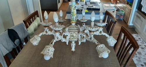 Lampadario capodimonte - lampadario,