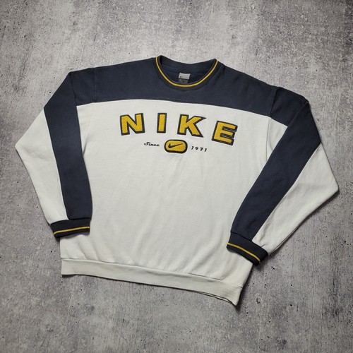 Felpa nike vintage grande logo - vintage,