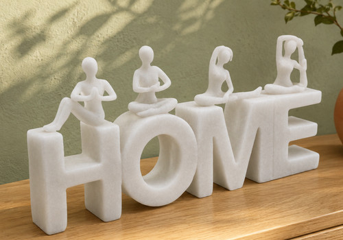 Scultura lettera moderna - , home