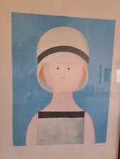 ANTONIO BUENO QUADRO RITRATTO RAGAZZA