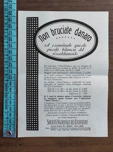 Antica pubblicità 1932