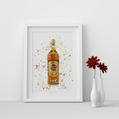 Bottiglia rum leggero - di,