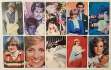 LADY DIANA SCHEDE TELEFONICHE PHONE CARDS SERIE COMPLETA 1/10 RARE VEDI...