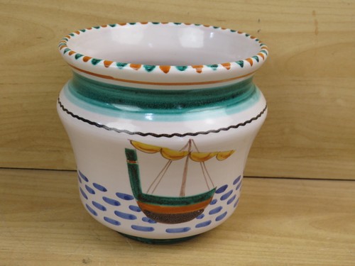 Vecchio sotto vaso ceramica - vaso,