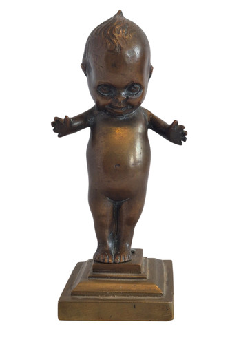 Scultura bronzo kewpie - bronzo,