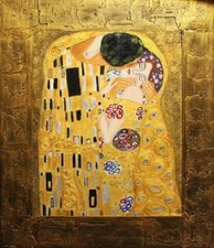 Gustav Klimt-Der Kuss-64x53