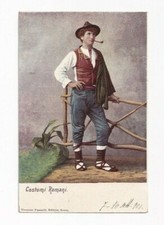 Cartolina "Costumi Romani" (V