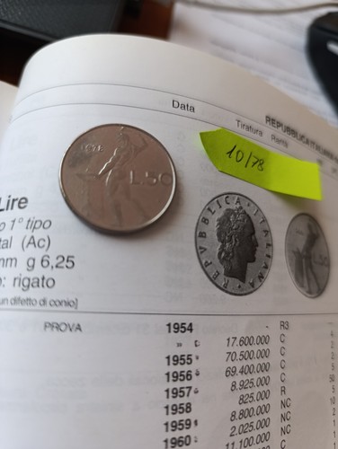 Moneta lire del - moneta, 1978