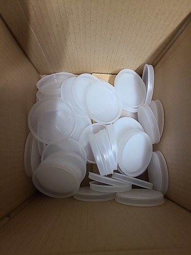 300 tappi plastica 55mm - 300,