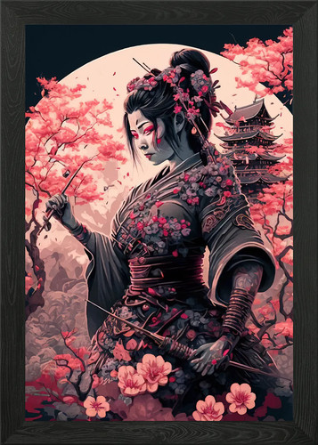 Geisha guerriero giapponese - geisha,