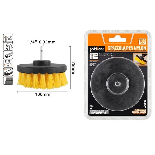 Spazzola nylon 100mm - in,