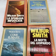 lotto 4 libri WILBUR SMITH -