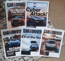 **2024 Car & Driver Magazine 5 Issue LOT DEAL (Mar. - Dec.)**