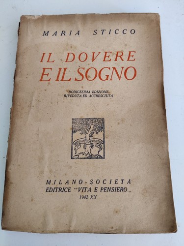 Libro vecchio maria sticco - vecchio,