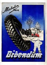 RIVISTA  BIBENDUM 1934 n 2 DICEMBRE MICHELIN NEVE PNEUMATICI GOMME AUTO SPORT