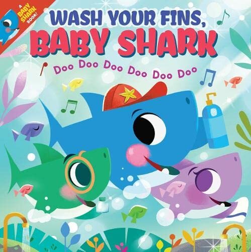 Wash your fins baby shark - your,