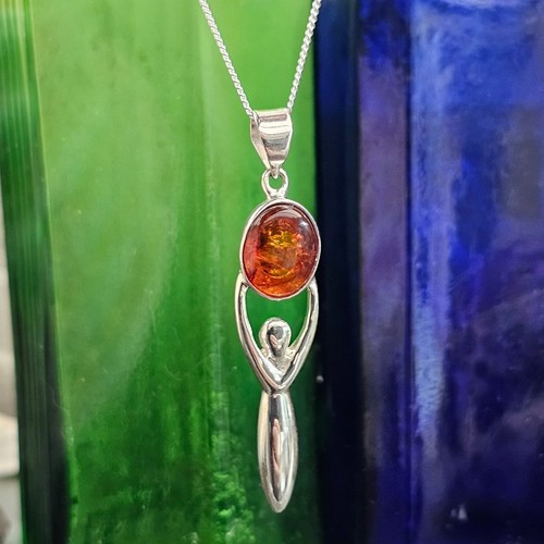 Collana dea ambra - , ciondolo